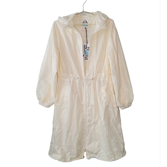 NWT Future Collective X Target Waist Cinched Hooded Below Knee Jacket Size XS - Picture 4 of 8